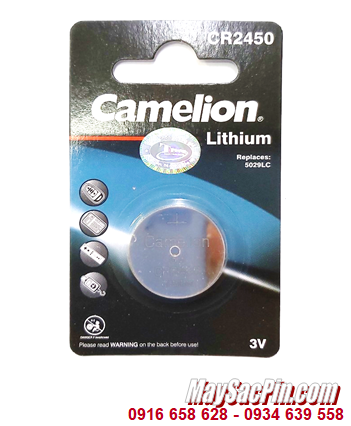 Pin CR2450 _Pin Camelion CR2450; Pin 3v lithium Camelion CR2450 _Vỉ 1viên